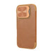 Etui Nillkin Qin Prop Leather iPhone 16 (brązowy) - Protective cases for smartphones<<<Cases<<<GSM