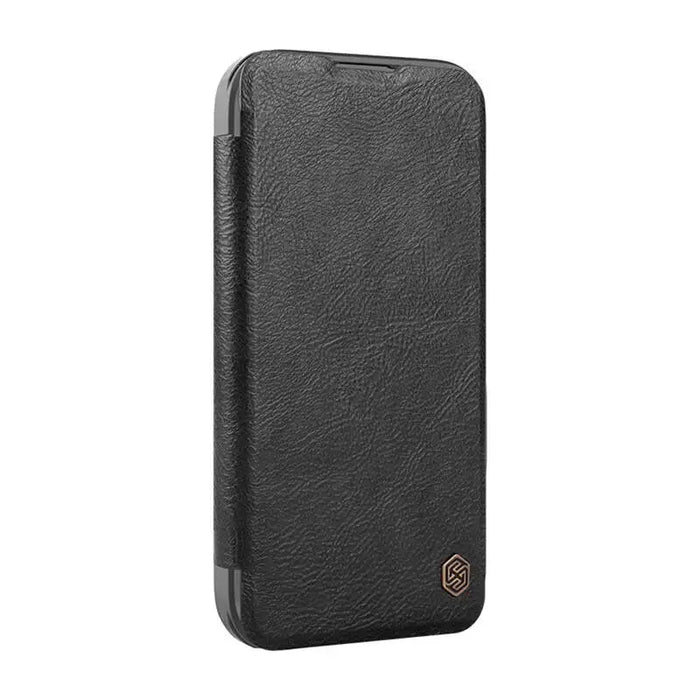 Etui Nillkin Qin Prop Leather iPhone 16 Pro Max (czarny) - Protective cases for smartphones<<<Cases<<<GSM