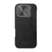 Etui Nillkin Qin Prop Leather iPhone 16 Pro Max (czarny) - Protective cases for smartphones<<<Cases<<<GSM