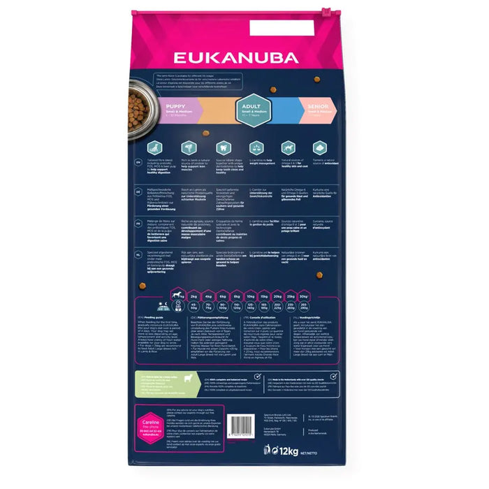 Eukanuba ADULT 12 kg Lamb - Dry foodDLP-KAS<<<For the dogDLP<<<ActionPL