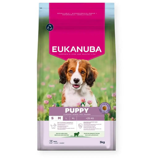 EUKANUBA Puppy&Junior Small/Medium Lamb & Rice 3kg - Dry foodDLP-KAS<<<For the dogDLP<<<ActionPL