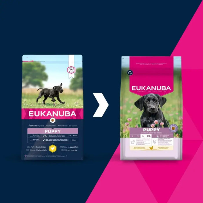 EUKANUBA Puppy L XL Rich in chicken - dry dog food - 15kg - Dry foodDLP-KAS<<<For the dogDLP<<<ActionPL