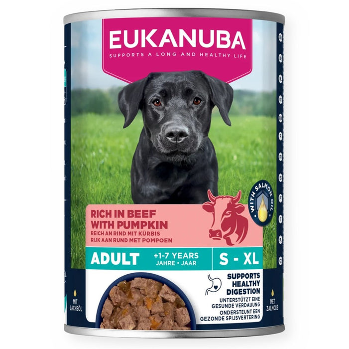 EUKANUBA Life Care Rich in beef and pumpkin - wet dog food - 400g
