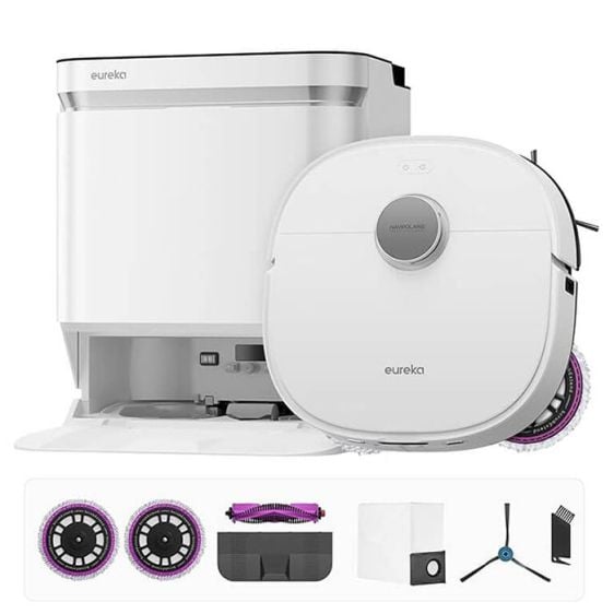 Robot vacuum cleaner EUREKA J15 Ultra, 19,000 Pa, white