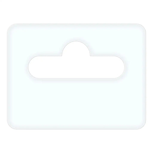 Euro pendant 35mm x 47mm with rubber glue 1000 pcs/roll (0.35 foil) - Shop hangers<<<HurtelXML