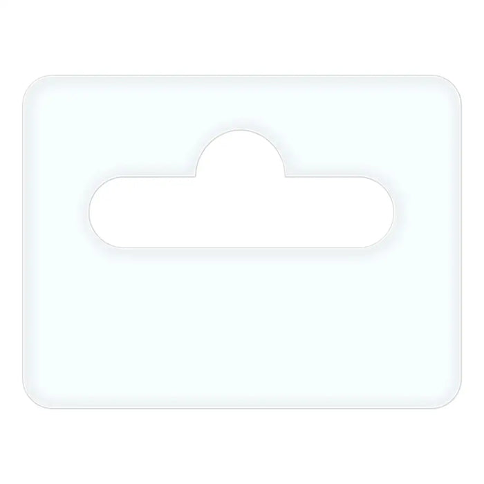 Euro pendant 35mm x 47mm with rubber glue 1000 pcs/roll (0.35 foil) - Shop hangers<<<HurtelXML