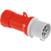 EURO PLUG 16A IP44 RED SCHNEIDER - Щепсели и куплунги<<<Електроматериали<<<Praktiker&&&Щепсели и