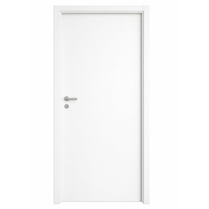 DOOR WITH FRAME AND SILLS 67X200X10-13.9 CM. EUROSTILL OPTIMA STANDARD 67 WHITE