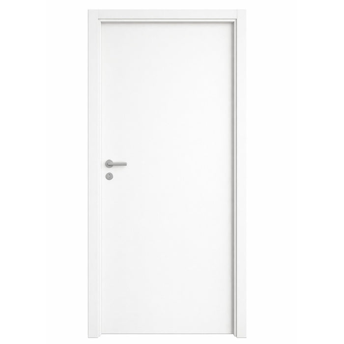 DOOR WITH FRAME AND SILLS 77X200X10-13.9 CM. EUROSTILL OPTIMA STANDARD 77 WHITE