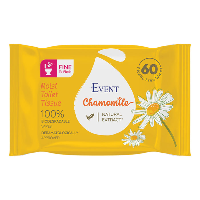 MOIST TOILET PAPER WITH CHAMOMILE 60 PCS EVENT