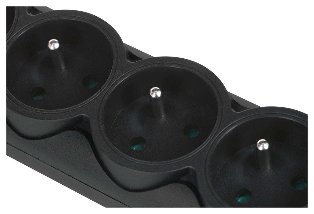 Ever Optima 3m Black 6 AC outlet(s) 250 V