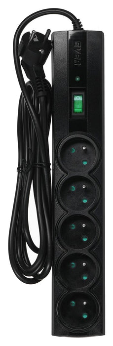 Ever CLASSIC 3m Black 5 AC outlet(s) 250 V