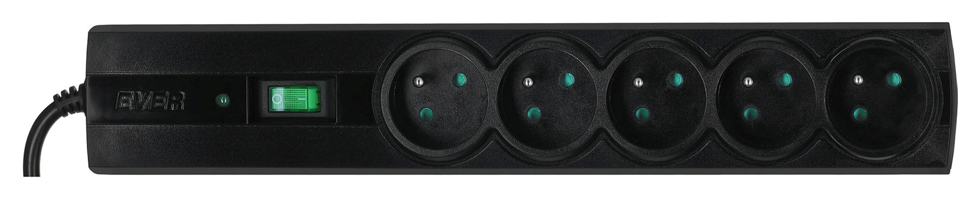 Ever CLASSIC 3m Black 5 AC outlet(s) 250 V