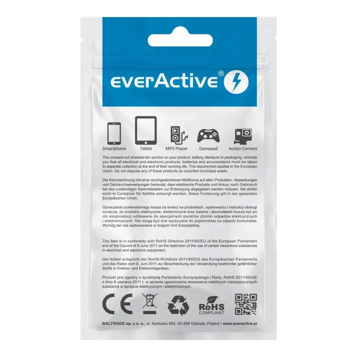 everActive cable USB-C 1m - Black braided quick charge 3A - CBB-1CB - USB cablesAKG-KAB<<<GSM accessoriesAKG<<<ActionPL
