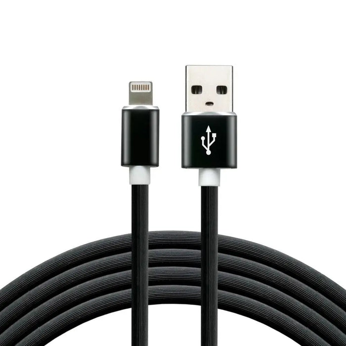 everActive cable USB Lightning 1m - Black silicone quick charge 2,4A - CBS-1IB - USB cablesAKG-KAB<<<GSM