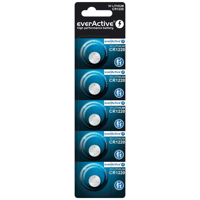 Lithium battery mini everActive CR1220 - blister 5 pcs.