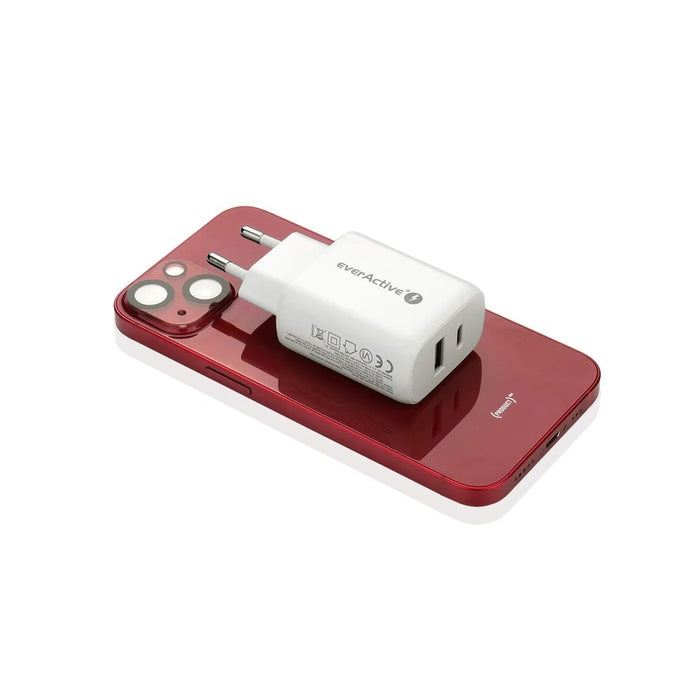 Charger 1 x USB Quick Charge 3.0, 1 x USB-C PD PPS 25W white