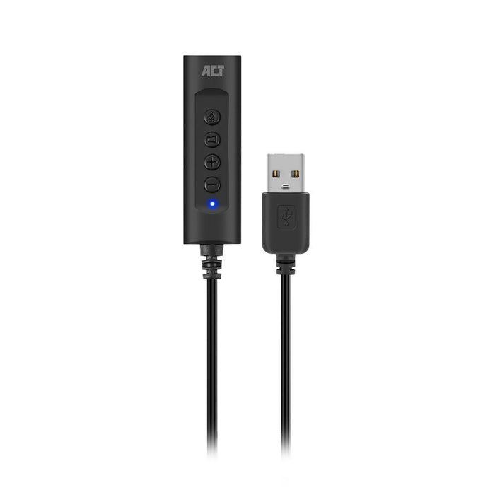 Sound card Ewent AC9360, 2.0, USB, 3.5 mm, Black
