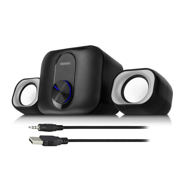 Sound system EWENT Eminent 2.1, 3.5 mm, USB, 11W
