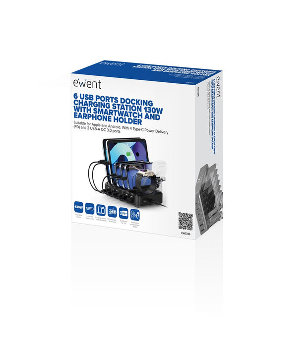Wall Charger Ewent EW1335 Black