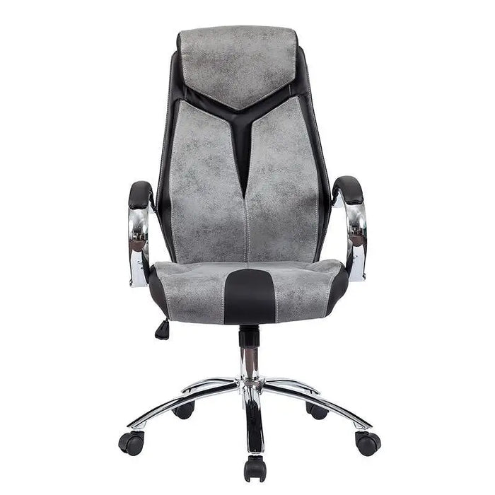 Executive chair Storm eco-leather gray and black - Офис столове<<<За офиса<<<ZoraSite