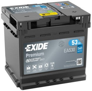 EXIDE PREMIUM 53AH 540A R+