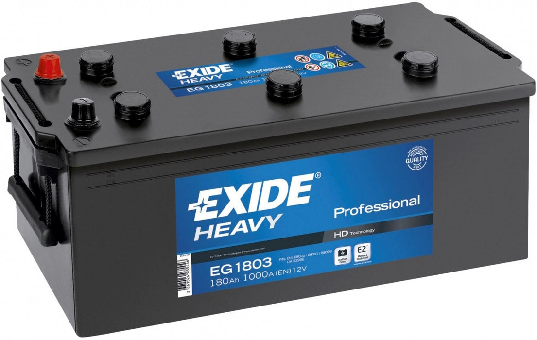 EXIDE HEAVY PROFESSIONAL HD 180AH 1000A
