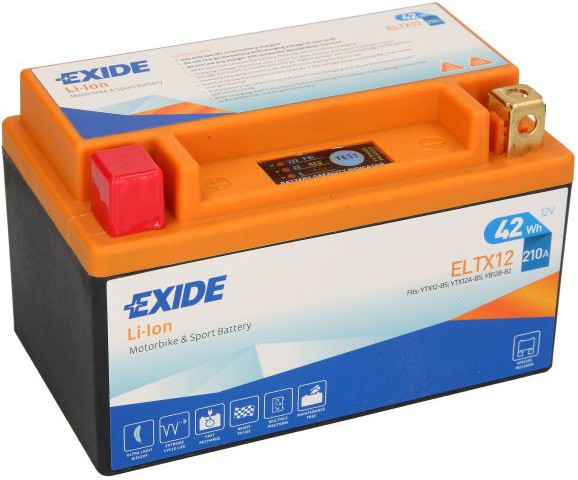 EXIDE LI-ION MOTORBIKE & SPORT 42WH 3.5AH 210A L+