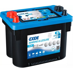 EXIDE MARINE&LEISURE DUAL AGM 50AH 750A 450WH L+