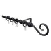 EXTENDABLE CORNER GARDINIA HOOK 130-240 CM. BLACK - Корнизи<<<Корнизи щори и пердета<<<Мебели и интериор<<<Praktiker