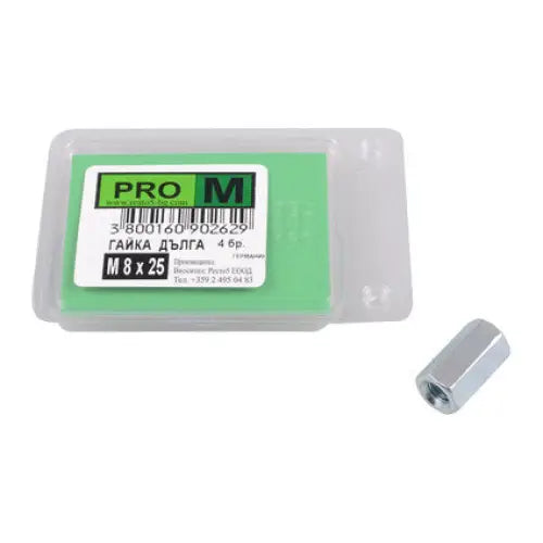 EXTENDED NUT 4 PCS. PRO M M8 25 MM - Болтове и гайки<<<Винтове и болтови съединения<<<Инструменти и