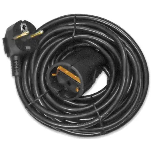 EXTENSION 10M BLACK STEINBERGER - Удължители и макари<<<Електроматериали<<<Строителни