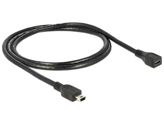 Extension cable DeLock USB-B female - USB-B male USB 2.0 1 m - Кабели за мобилни