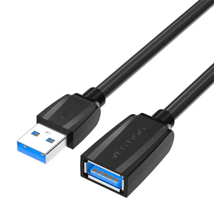 Extension Cable USB 3.0 male USB to female USB Vention VAS-A45-B300 1m (Black) - USB cables<<<Cables<<<IT