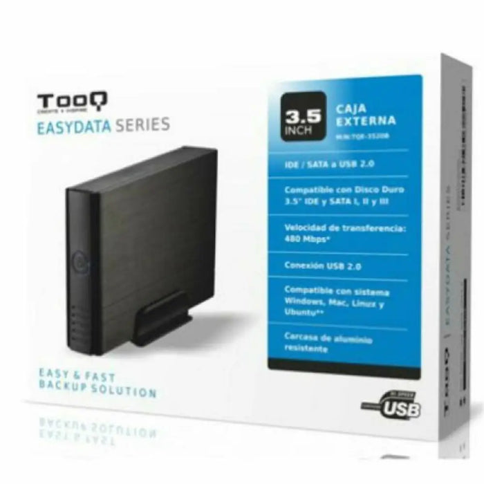 External Box TooQ TQE-3520B HD 3.5’’ IDE / SATA III USB 2.0 Black 3,5’’ - Компютър Мрежи и компоненти<<<Компютри|