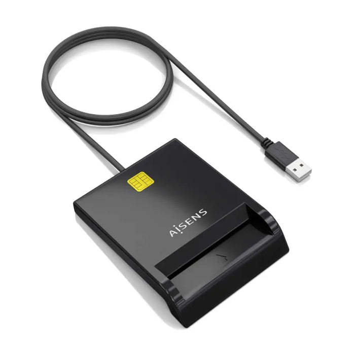 External Card Reader DNI Aisens ASCR-SN06-BK Black - Мулти Четец за Карти<<<Компютър Мрежи и компоненти<<<Компютри|