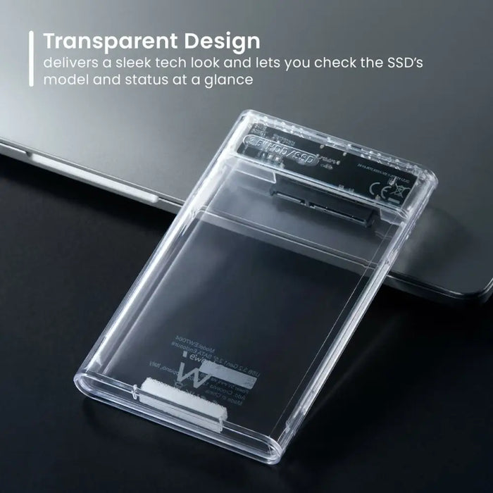 External Hard Drive Ewent EW7064 Transparent - Компютър Мрежи и компоненти<<<Компютри| Електроника<<<BigBuy&&&Твърди