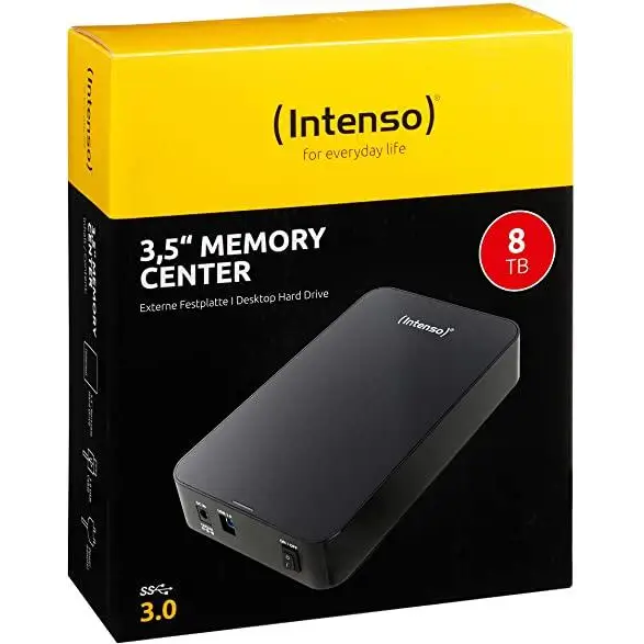 External hard drive Intenso 3.5’’ 8TB - Външни дискове<<<Компютърна периферия<<<ValiAPI&&&Компютър Мрежи и
