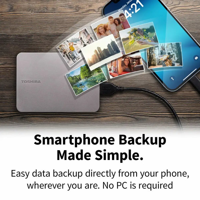 External Hard Drive Toshiba HDTX210ESCAA Grey Magnetic - Компютър Мрежи и компоненти<<<Компютри|