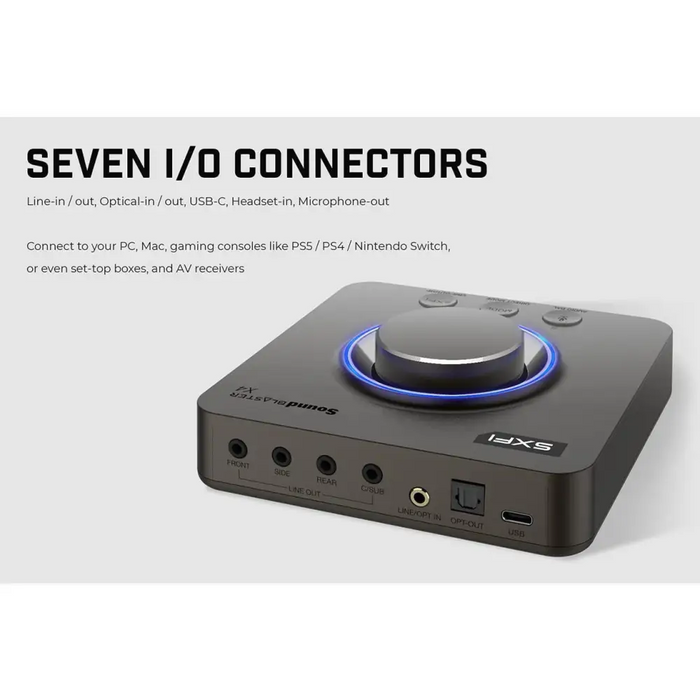 External sound card Creative Sound Blaster X4 USB-C DAC Super X-FI TOSLINK - Звукови карти<<<Компютърни