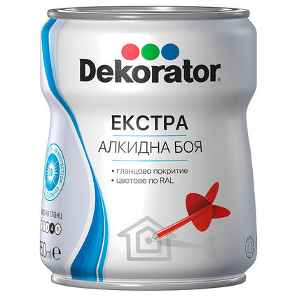 EXTRA ALKYD PAINT 650 ML RAL 2010 DEKORATOR - Алкидни и водоразтворими<<<Бои за метал и дърво<<<Бои и