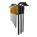 Extra-Long Ball End Hex Key Set Deli Tools EDL232309H 1.5-10mm 9pcs - Screwdrivers<<<Tools<<<InnproXML