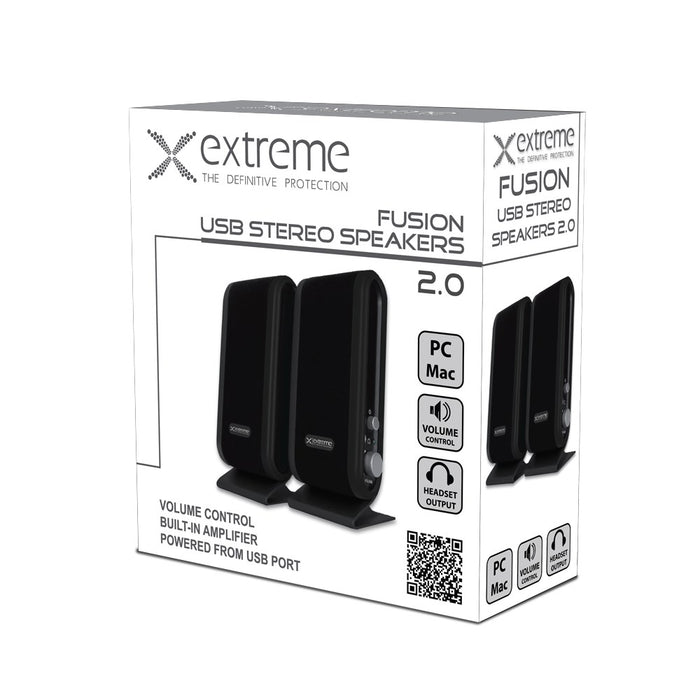 Extreme XP102 Speakers 2.0 channels 4 W Black