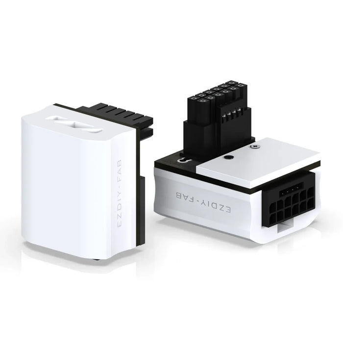 EZDIY-FAB Video Card Adapter 12VHPWR 600W - STD 90° White