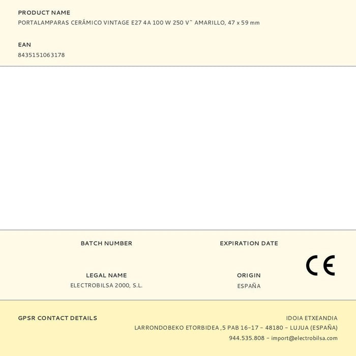 Ceiling Light F-line 100 W E27 Yellow