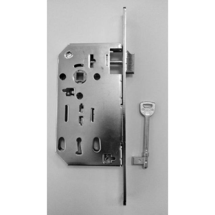 LOCK COMMON KEY 70/50MM CHROME DIN