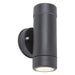 FACADE FIXTURE BI-DIRECTIONAL GU10 IP44 BLACK RABALUX MEDINA - Фасадни тела<<<Външно
