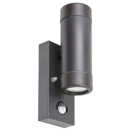 FACADE FIXTURE BI-DIRECTIONAL GU10 IP44 SENSOR BLACK RABALUX MEDINA - Фасадни тела<<<Външно