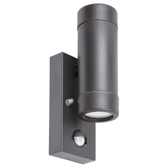 FACADE FIXTURE BI-DIRECTIONAL GU10 IP44 SENSOR BLACK RABALUX MEDINA - Фасадни тела<<<Външно