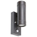 FACADE FIXTURE BI-DIRECTIONAL GU10 IP44 SENSOR BLACK RABALUX MEDINA - Фасадни тела<<<Външно